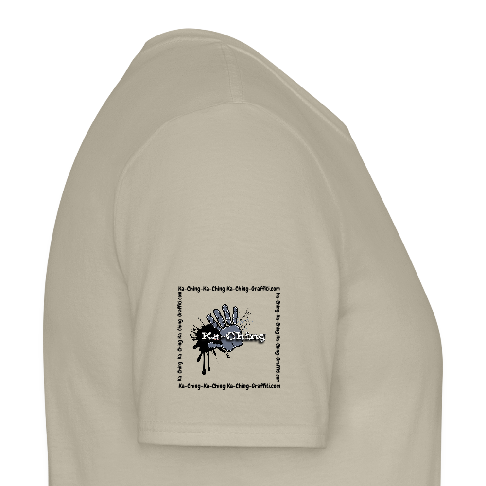Unisex T-Shirt Ching Silver Logo CH-SLR-T-03c - sand beige