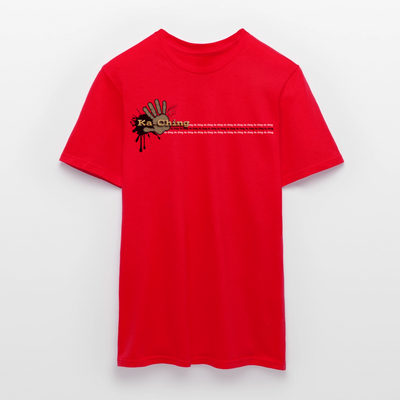 Unisex T-Shirt Ching Gold Logo CHGD-T-02c - red