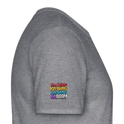 Ka-Ching K-Bing Ka-Bang Ka-Boom Adult T-Shirt - graphite heather