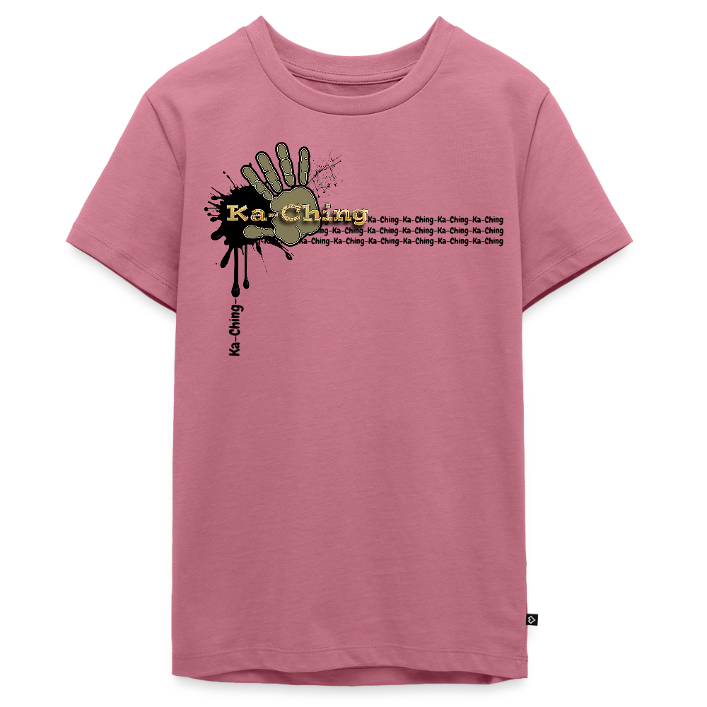 Unisex T-Shirt Ching Gold Logo - mauve