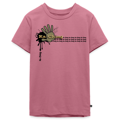 Unisex T-Shirt Ching Gold Logo - mauve