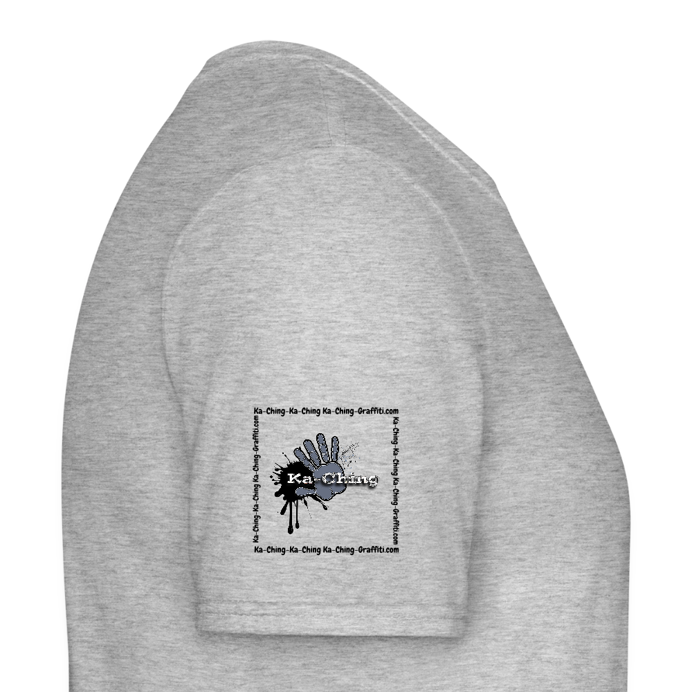 Unisex T-Shirt Ching Silver Logo CH-SLR-T-03c - heather grey