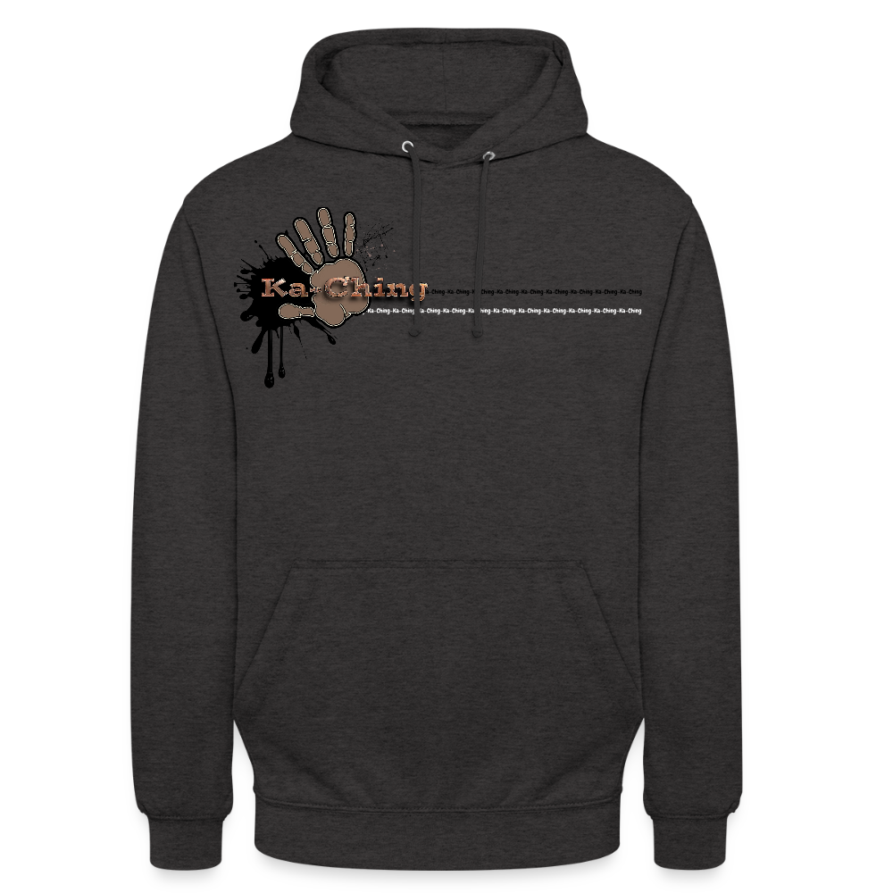 Unisex Hoodie Ching Bronze logo - charcoal grey