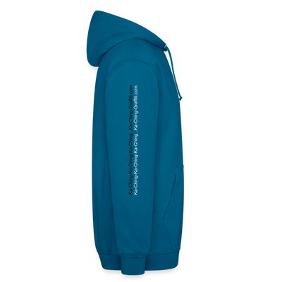 Ka-Ching Unisex Hoodie Ching Bronze logo - deep sea blue 