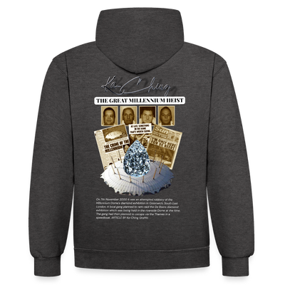 Diamond Range Millenium Heist 2000 Hoodie limited edition - charcoal/black