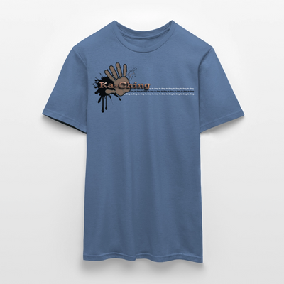 Unisex T-Shirt Ching Bronze Logo CHBZ-T-04c - dove blue 
