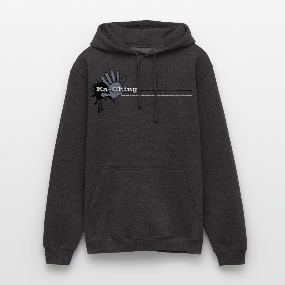 Unisex Hoodie Ching Silver logo - charcoal grey