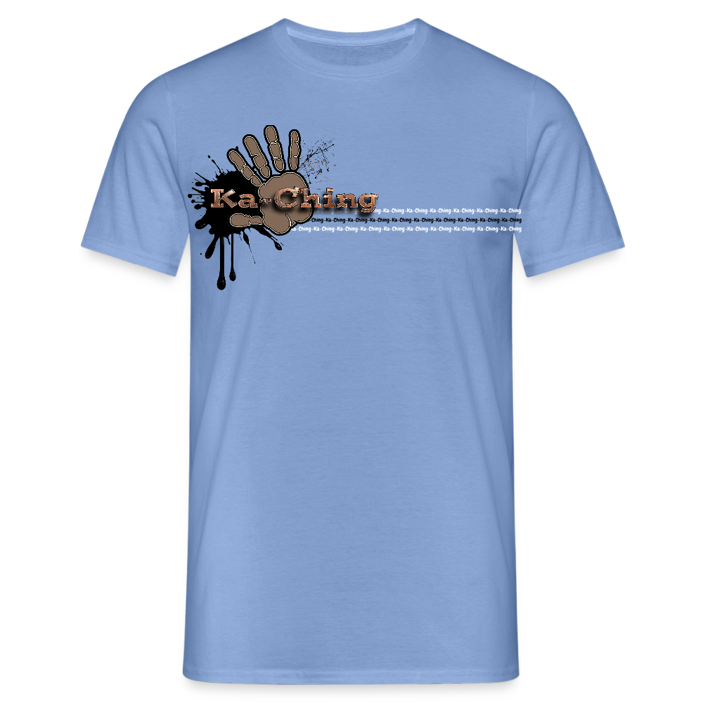 Unisex T-Shirt Ching Bronze Logo CHBZ-T-04c - carolina blue