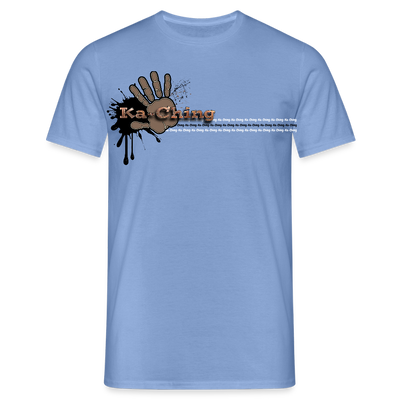 Unisex T-Shirt Ching Bronze Logo CHBZ-T-04c - carolina blue