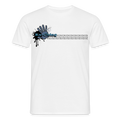 Unisex T-Shirt Ching Blue Logo CHBL-T-05w - white