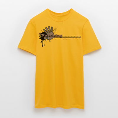 Unisex T-Shirt Ching Bronze Logo CHBZ-T-04w - yellow