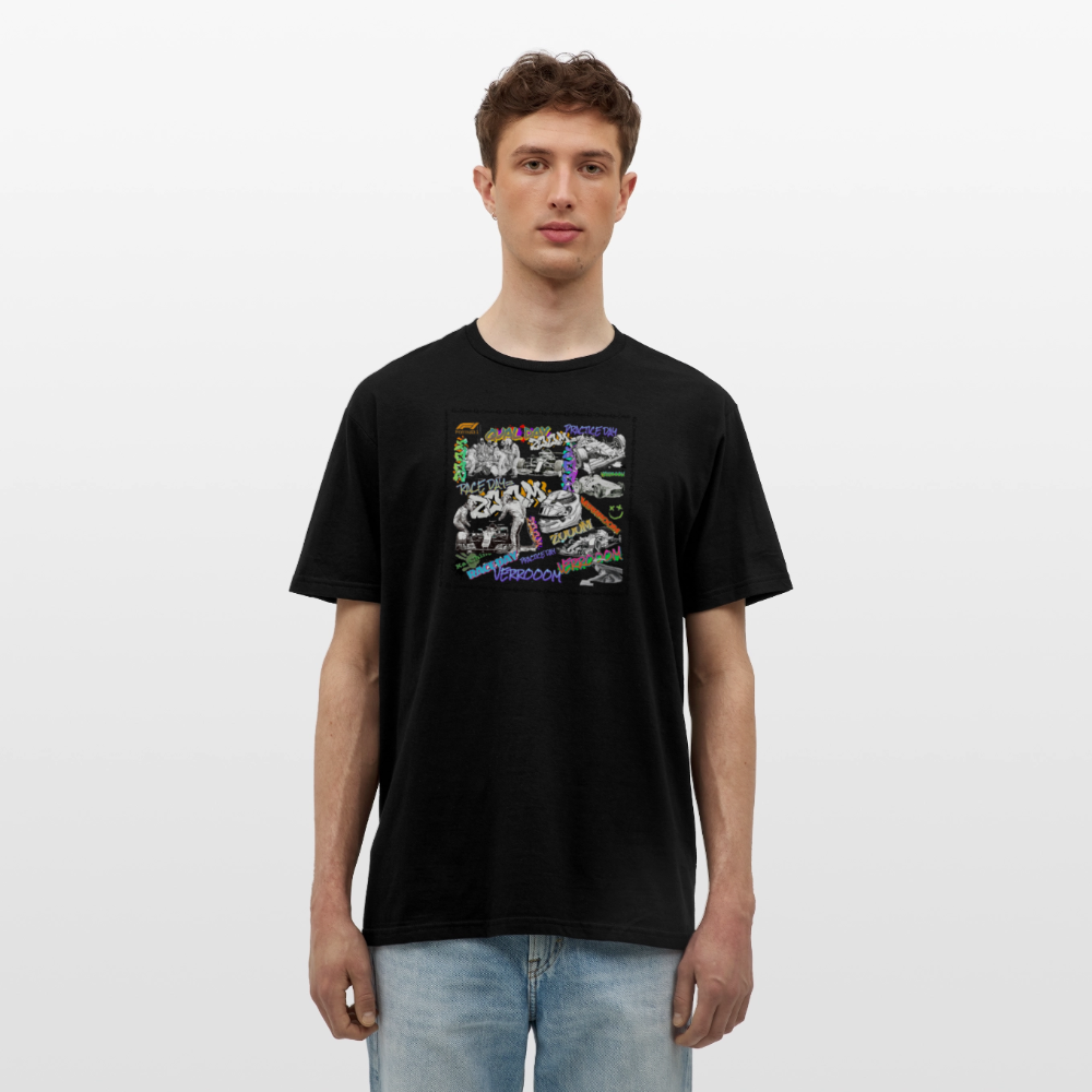 Unisex T-Shirt F1 Graffiti - black