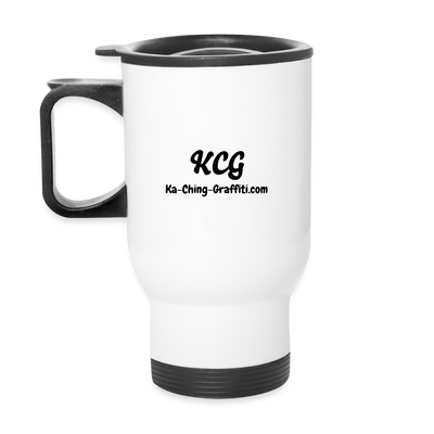 Ka-Ching Travel Mug  Ching SILVER - white