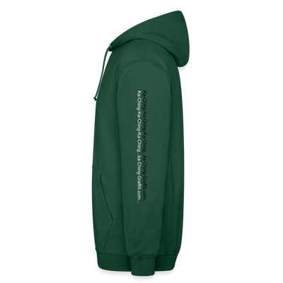Ka-Ching Unisex Hoodie Ching Bronze logo - bottle green