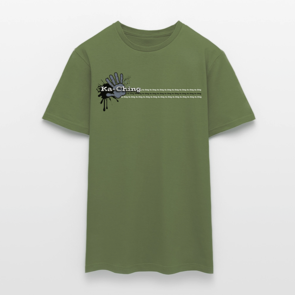 Unisex T-Shirt Ching Silver Logo CH-SLR-T-03c - military green