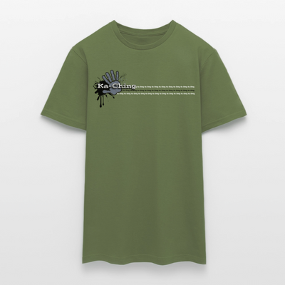 Unisex T-Shirt Ching Silver Logo CH-SLR-T-03c - military green