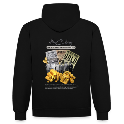 Gold Range The Great Robɓery 1855 Hoodie limited edition - black/gold