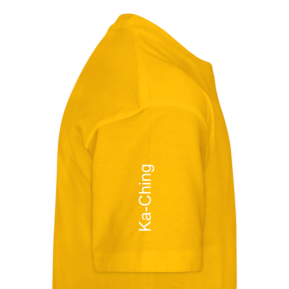Unisex T-Shirt Ching Blue Logo - sun yellow