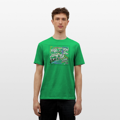 Unisex T-Shirt F1 Graffiti - kelly green