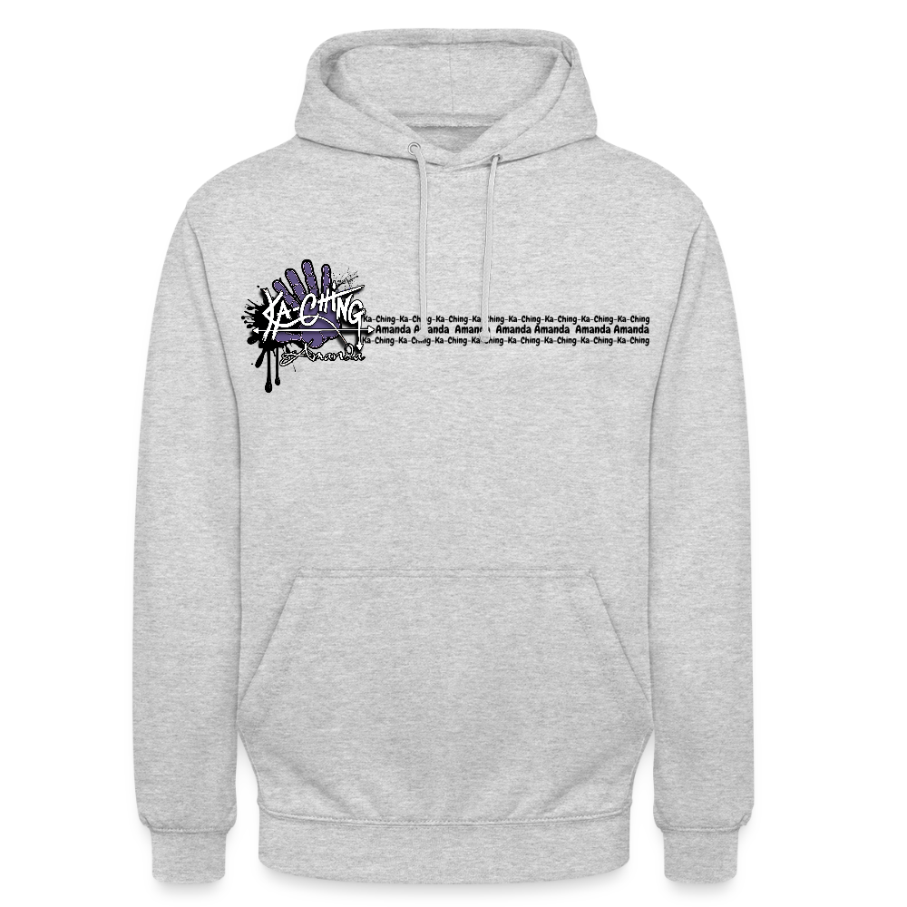 Ka-Ching Amanda Hoodie. - light heather grey