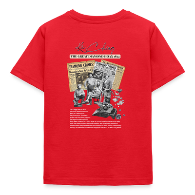 Diamond Range hoax 1872 T-Shirt limited edition dark background - red