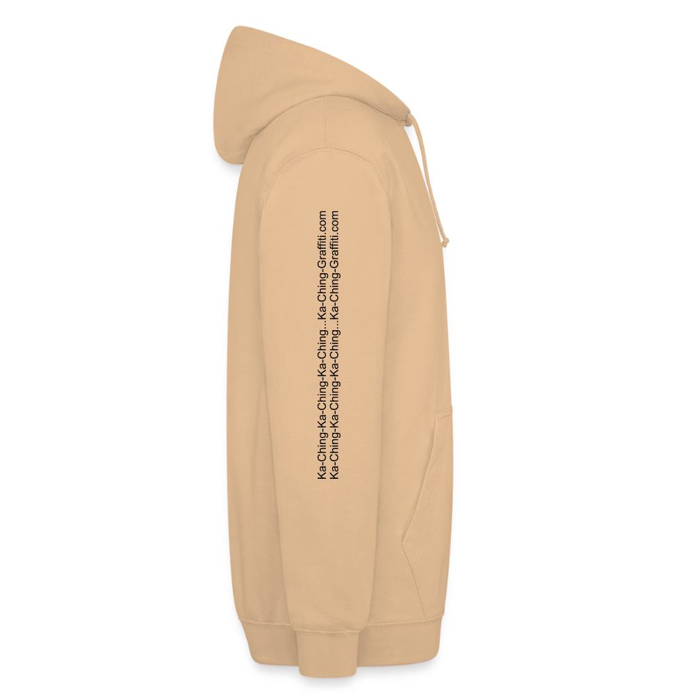 Ka-Ching Raw with confidence Unisex Hoodie - peach