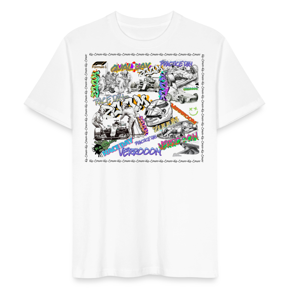 Unisex T-Shirt Graffiti F1 - white