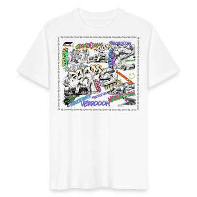 Unisex T-Shirt Graffiti F1 - white