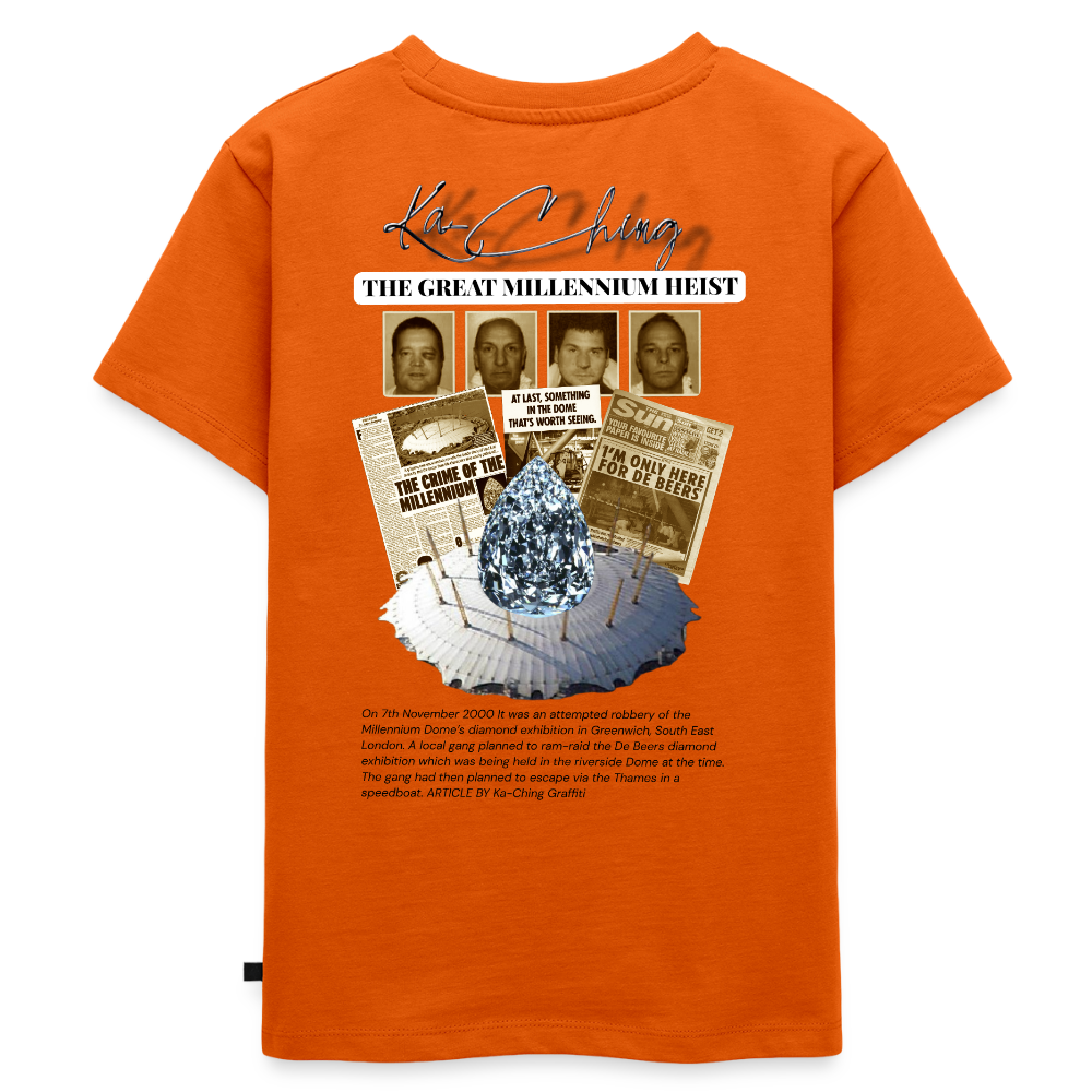 Diamond Range Millenium Heist 2000 Tee limited edition - orange 