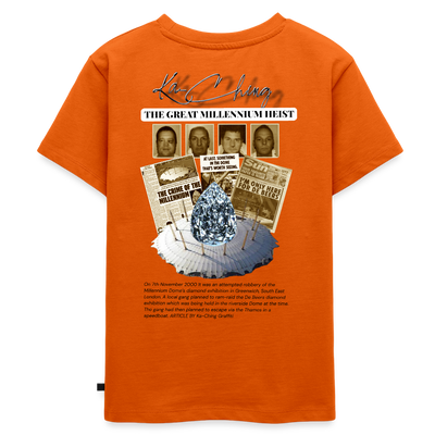 Diamond Range Millenium Heist 2000 Tee limited edition - orange 