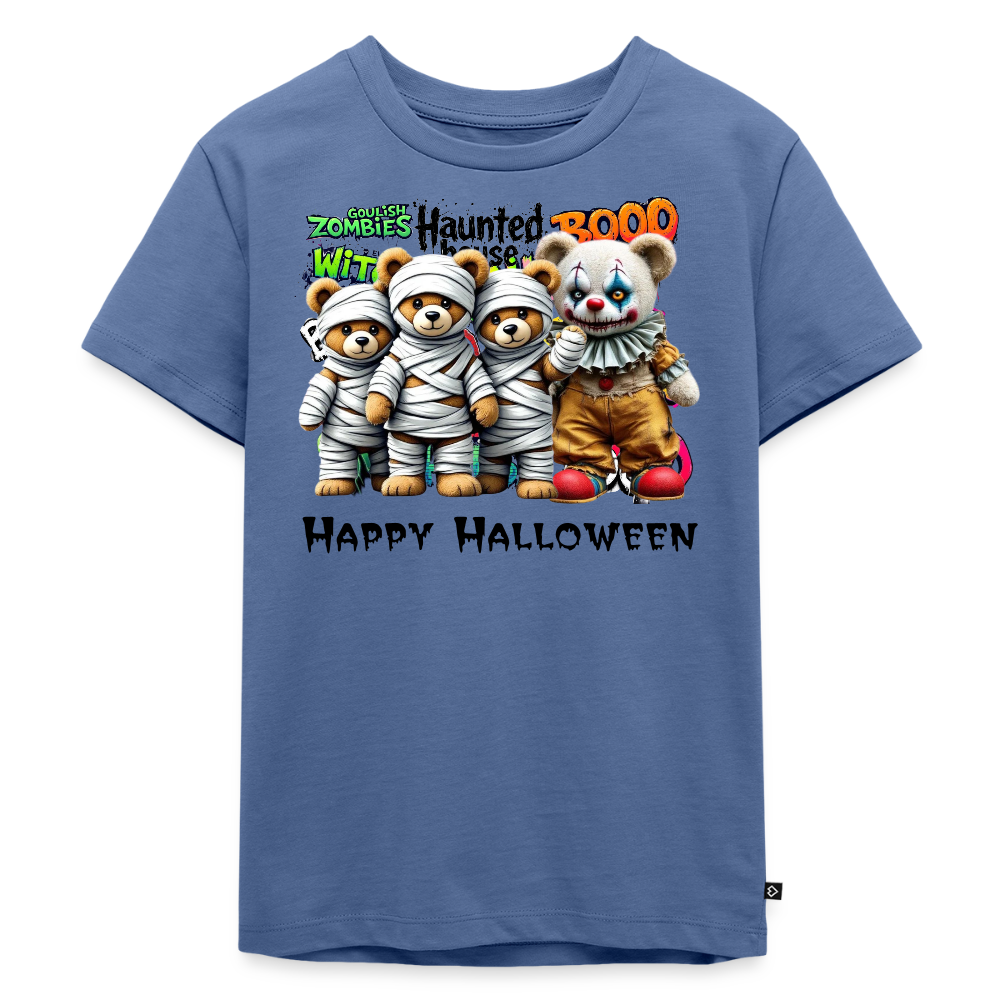 Teddies clown Tee - stone blue
