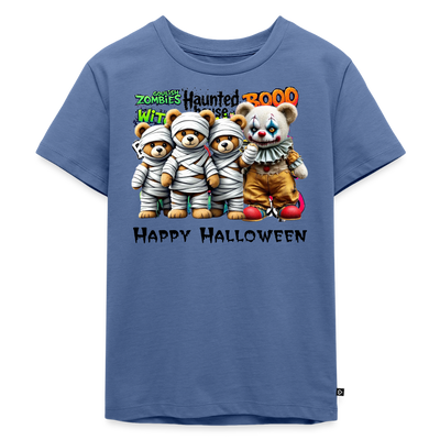 Teddies clown Tee - stone blue