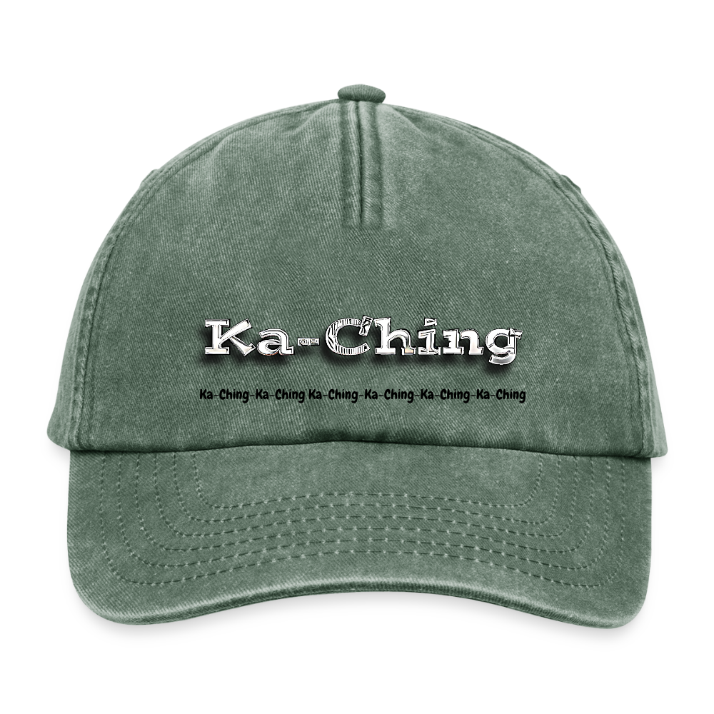 CAP Ching SILVER Logo CH-SLR-H-03 - vintage bottle green 