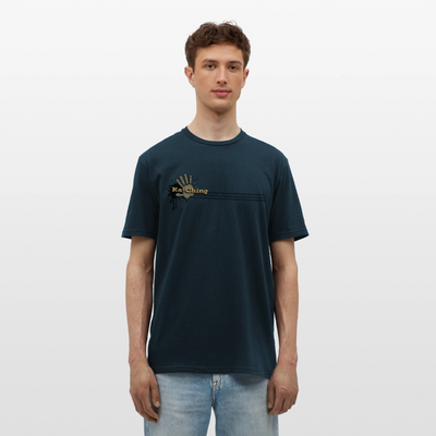 Ka-Ching T-Shirt Ching Gold Logo CHGD-T-02w - navy