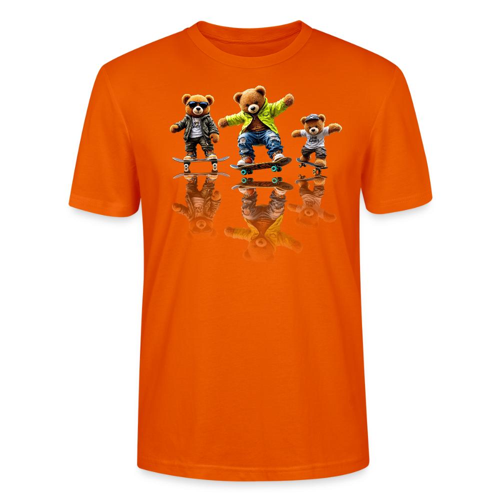 skateboarding Teds Tee - bright orange