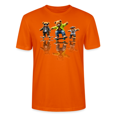 skateboarding Teds Tee - bright orange