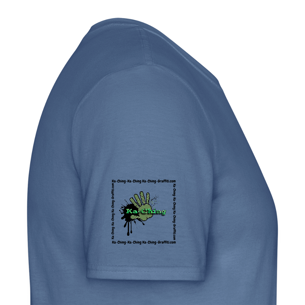 Unisex T-Shirt Ching Green Logo CHGR-T-01c - dove blue 