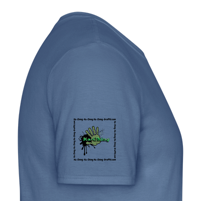 Unisex T-Shirt Ching Green Logo CHGR-T-01c - dove blue 