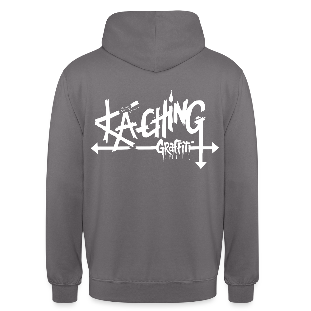 Minimal Range Unisex Hoodie limited editions design 1 - elephant grey