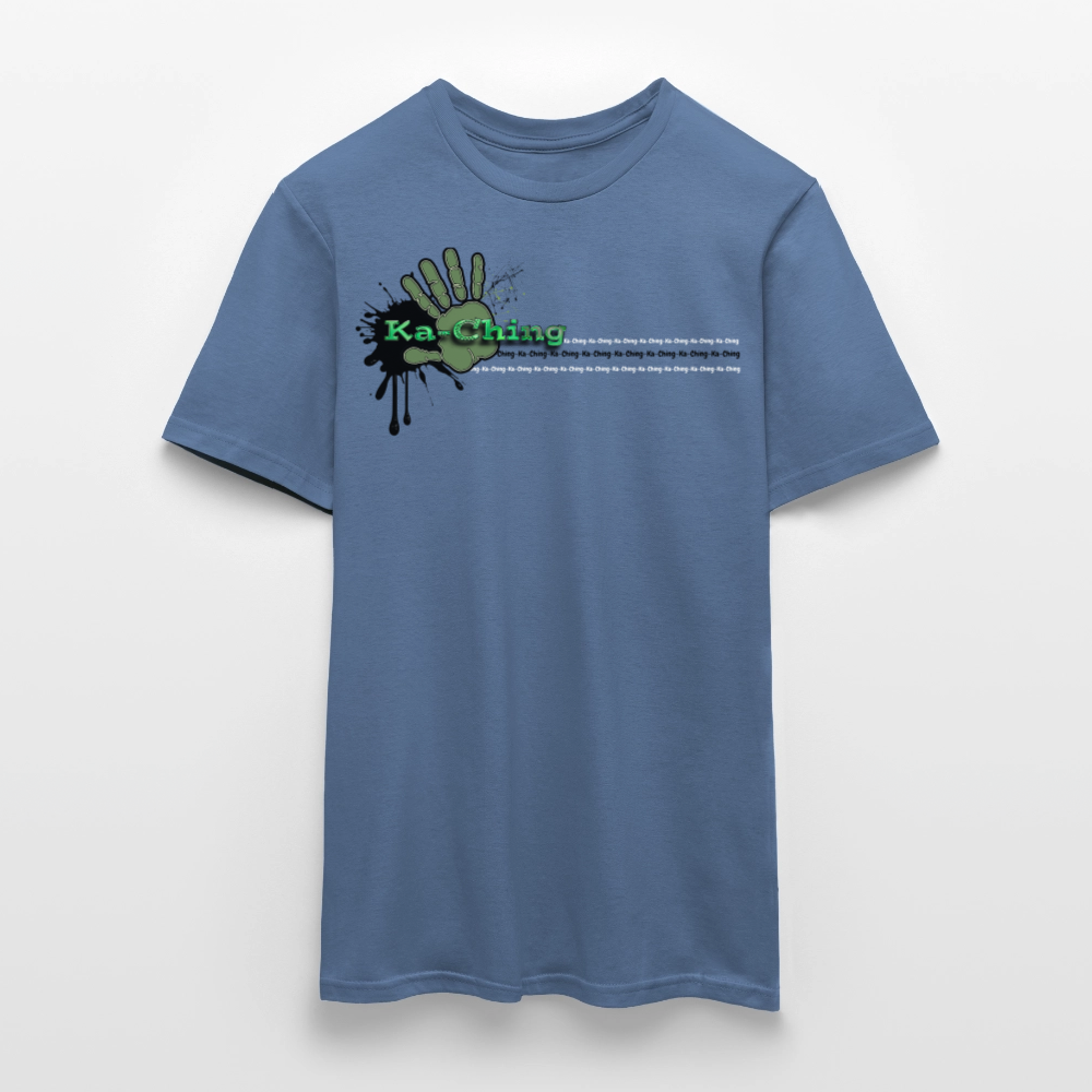 Unisex T-Shirt Ching Green Logo CHGR-T-01c - dove blue 