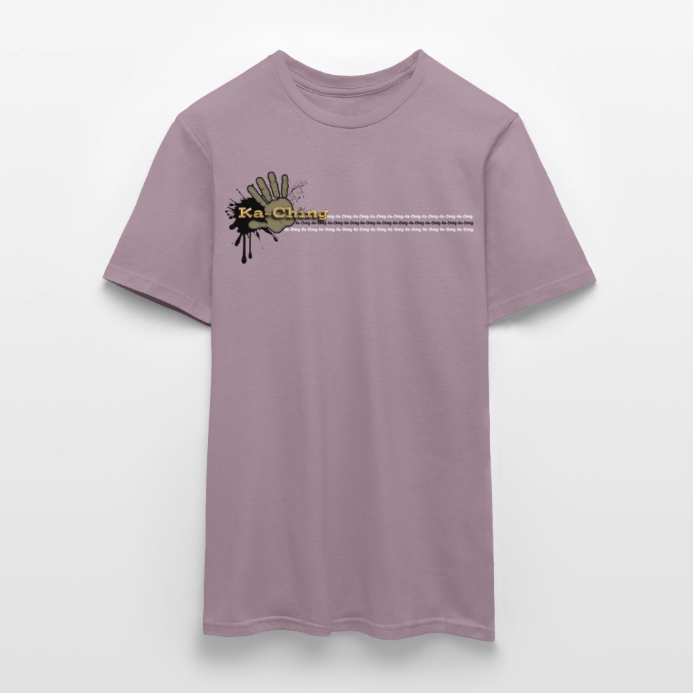 Unisex T-Shirt Ching Gold Logo CHGD-T-02c - purple-grey 