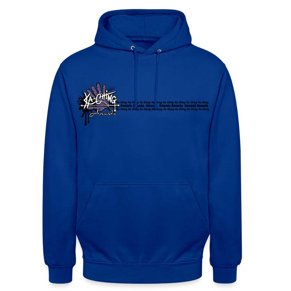 Ka-Ching Unisex Hoodie Ching Purple logo - bright royal