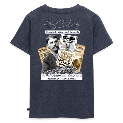 Diamond Range Diamond Hoax Tee limited edition - heather denim