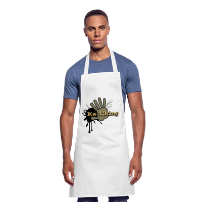 Cooking Apron gold - white