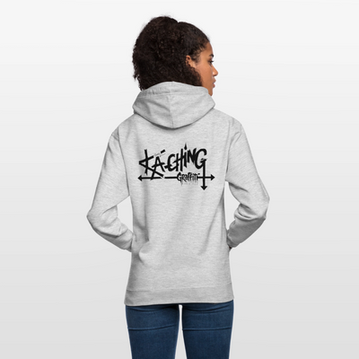 Minimal Range Unisex Hoodie limited Ka-Ching design2 - light heather grey