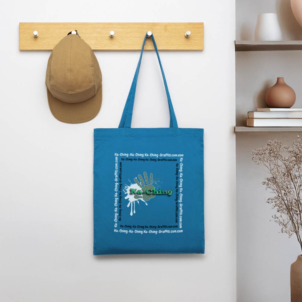 Ching Tote Bag Green Logo - royal blue