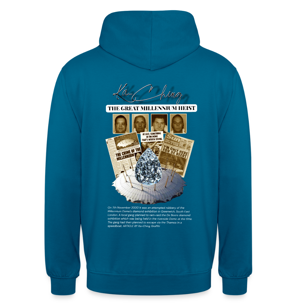 Diamond Range Unisex Hoodie limited editions design 1 - deep sea blue 