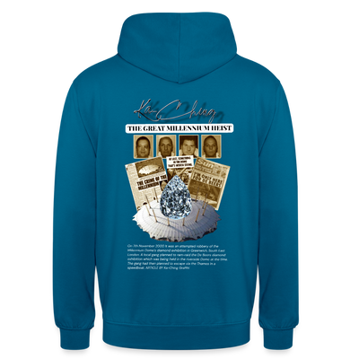 Diamond Range Unisex Hoodie limited editions design 1 - deep sea blue 