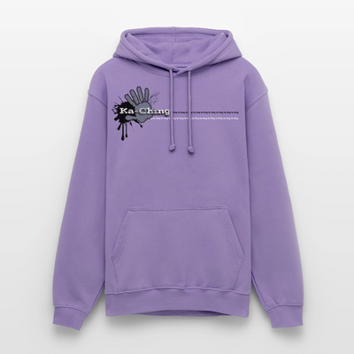 Unisex Hoodie Ching Silver logo - lavender