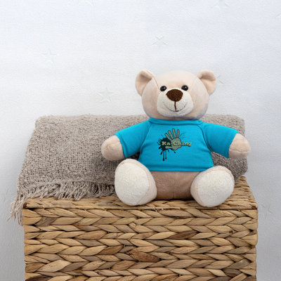 Ka-Ching Teddy Bear - atoll blue